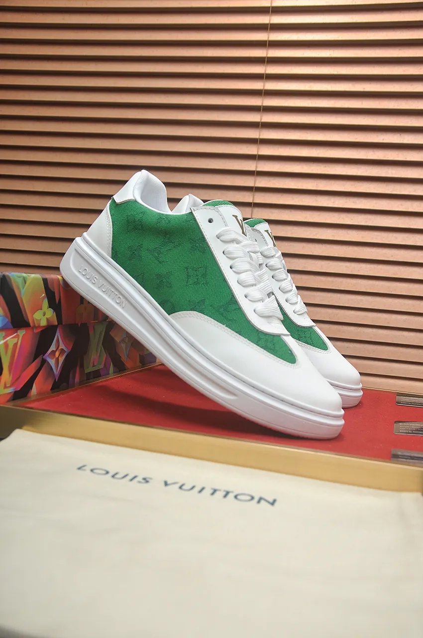 Men's shoes 💰540💶[LOUIS VUITTON] Original order price (water-dyed cowhide lining) new model 🍀LV Louis Vuitton * - top version of LV classic trendy shoes! Made of imported original cowhide, water-dyed cowhide lining, and original wear-resistant rubber outsole! High quality products! Code number 38-45 (45 is custom-made and cannot be returned or exchanged)